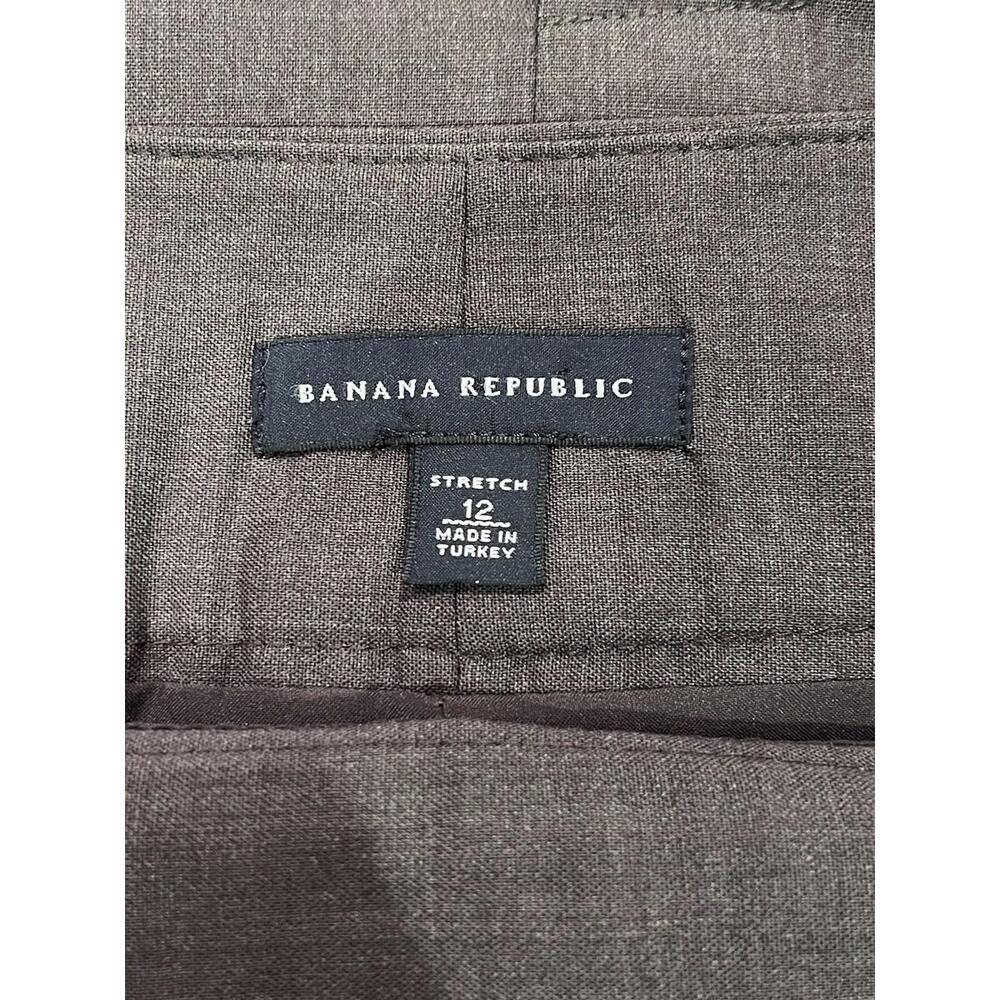 Banana Republic Pencil Skirt Size 12 - Stretchy Quality Soft Wool - Picture 3 of 6